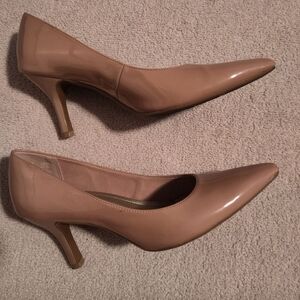 Patent leather heels